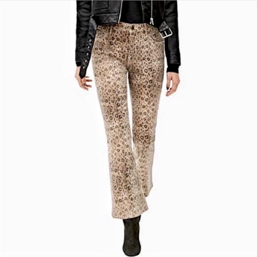 Frame Le Crop Mini Boot In Python Print - image 1